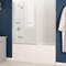 Anzzi Left Drain Tub in White With 34 x 58 in. Tub Door in Chrome, 5 ft. SD05301CH-3260L - alternate 1